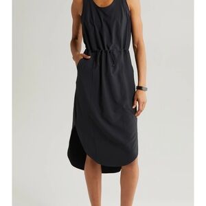 Zella Black Midi Dress